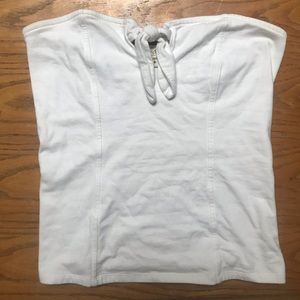 Express White Tube Top